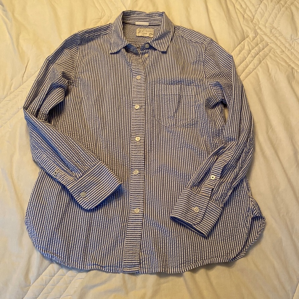 J Crew Button Down Blouse